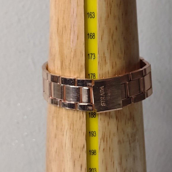 Rose Gold Tone Strada Watch With Black Dial - Picture 10 of 11